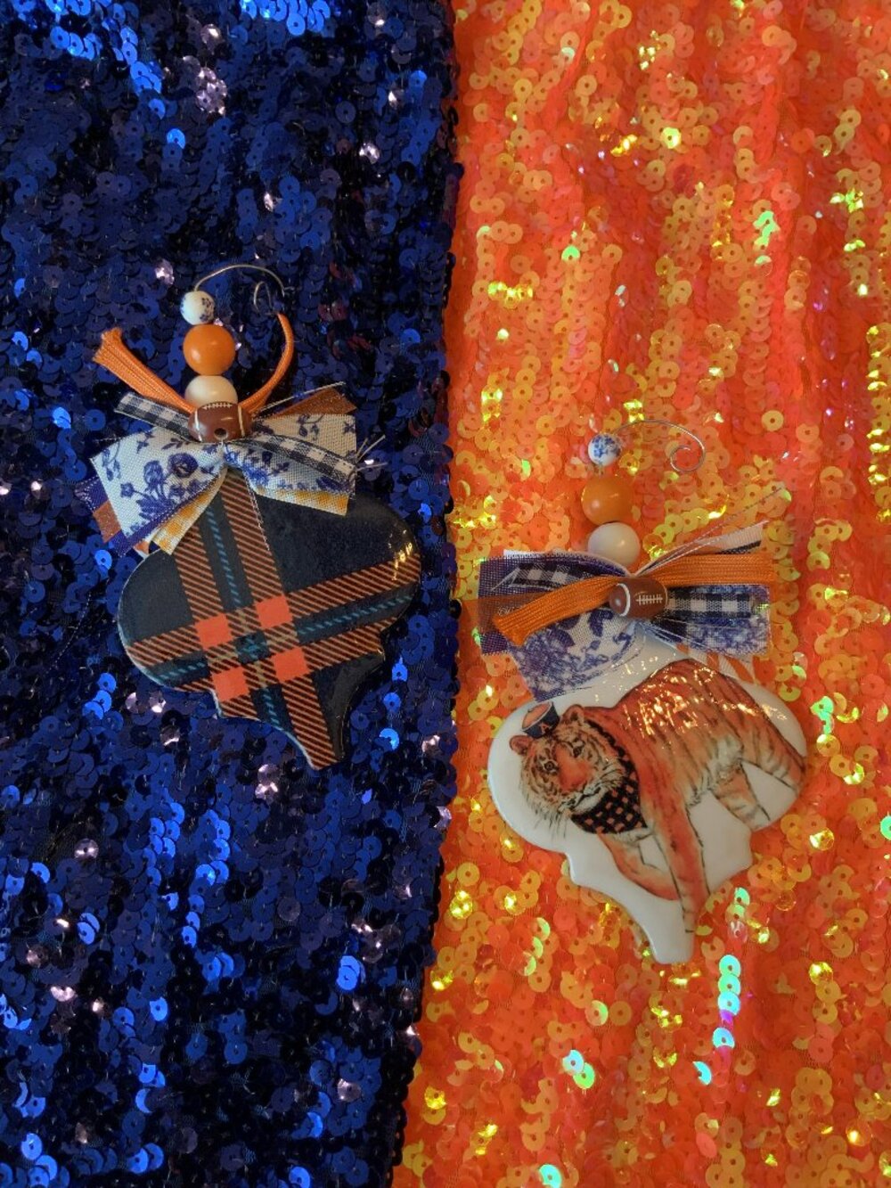 Auburn University Themed Hanging Ornaments